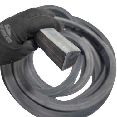 Imagem de Borracha Perfil Esponjoso Vedação 30x25mm SBR Macio - 05 Metros Borrachas Londrina