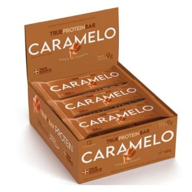 Imagem de True Protein Bar Display (12 unid. 35g) - Caramelo