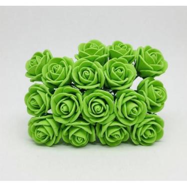 Imagem de Mini Rosas de EVA Rosinha  Raminhos com Flores Delicadas para Decoraçã