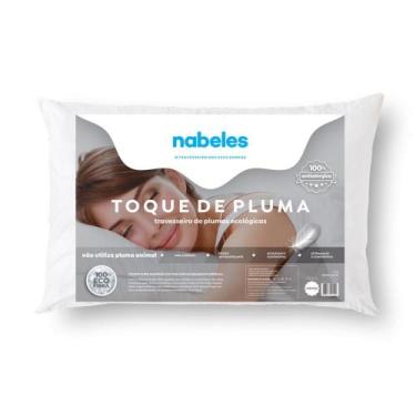 Imagem de Travesseiro De Pluma Ecológica 230 Fios Não Utiliza Pluma Animal Extra