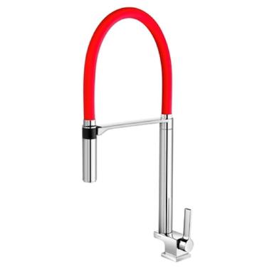 Imagem de Torneira Cozinha Docol Mesa Bica Alta Doc Vermelha 738979
