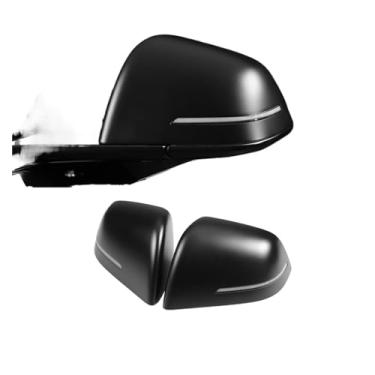 Imagem de Capa de espelho retrovisor de substituição compatível com Tesla Model 3 Y 2023 com pisca-pisca LED(MY-PR19MABL)