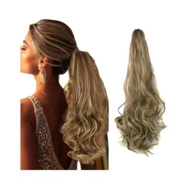 Imagem de Extensões de Cabelo Sintético Ondulado - 24 Polegadas - Multicoloridas