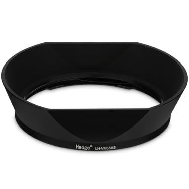 Imagem de Haoge Para-sol quadrado de metal baioneta para Voigtlander Nokton Asférico ASPH 40 mm f/1.2 VM, 35 mm f1.2 VM, 50 mm f1.2 VM Leica M-Mount Lens Substitui LH-8 Shade Black LH-VM35MB