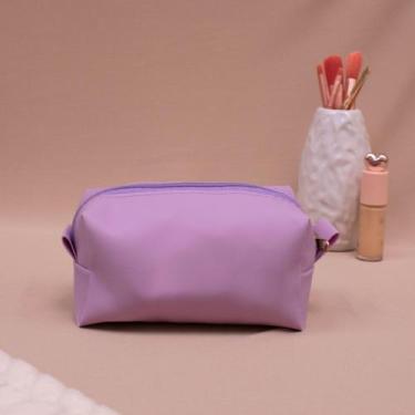 Imagem de Necessaire Pequena Feminina Compacta Multiuso Bolsa Organizador de Bol