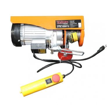 Imagem de Guincho Talha de Coluna Capacidade 600kg Cabo 12m VTE600 Vulcan 110V