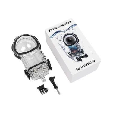Imagem de Capa Subaquática à Prova D'Água para Insta360 X3 - Protetor de Mergulh