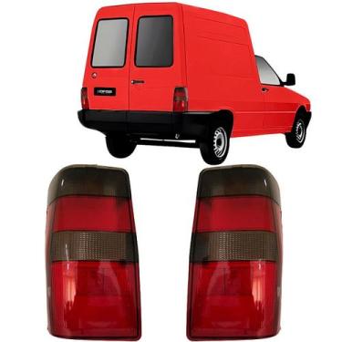 Imagem de Lente Traseira Fiorino 1986/1997 2004 a 13 Modelo Cibie Fume - Geral
