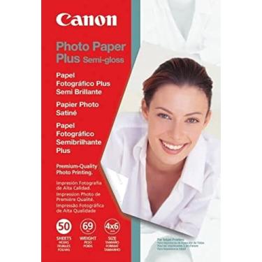 Imagem de Canon Papel fotográfico Plus semi-brilhante, 10 x 15 cm, 50 folhas (1686B014)