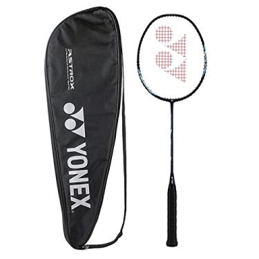 Imagem de YONEX Raquete de badminton Astrox Lite 27I com cordas de grafite (G5, azul-marinho escuro)