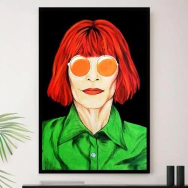 Imagem de Genérico, Quadro Rita Lee Rock Desenho Lenda Decorativo A4 23x33cm
