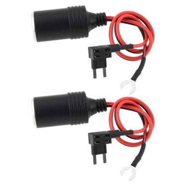 Imagem de Be In Your Mind 2 peças de isqueiro de carro de 12 V para plugue adaptador de bateria de fusível pequeno