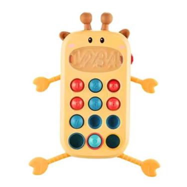 Imagem de Chocalho Mordedor Para Bebê Multissensorial Educativo  Texturas, Cores