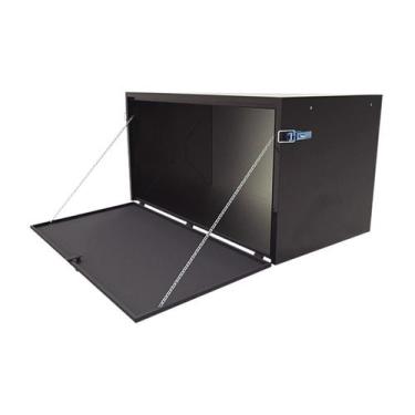 Imagem de Caixa Ferramenta Com Fechadura Metal Preta 600x600x600mm - Fado Implem