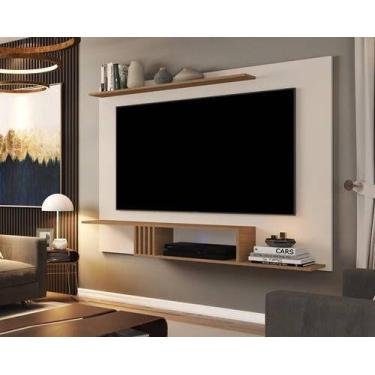 Imagem de Painel para TV ate 55" + Buffet 4 Pts com Espelho Omega OFF - JM3 Móve