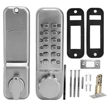 Imagem de Senha de Liga Zinkless Keyless -türschloss para Escritório Em Casa, Trava de Porta Codificada para Portas Internas e Externas