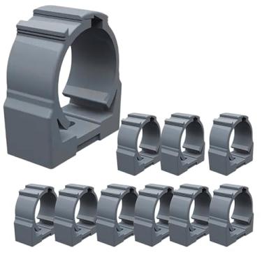 Imagem de Abraçadeira Para Conduite Eletroduto Pvc Sobrepor 3/4 10 Pç (Cinza)