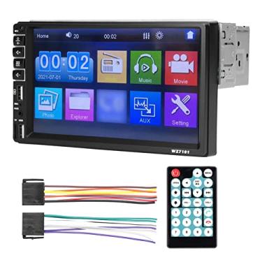 Imagem de Chusui Estéreo para carro Single Din Monitor LCD touchscreen de 7 polegadas BT MP5 Player FM Suporte para receptor de rádio automotivo TF/USB/AUX-IN Link do telefone móvel Chamada viva-voz Control