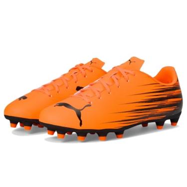 Imagem de PUMA Tênis masculino Attacanto Firme, Artificial Ground Soccer Cleat, Heat Fire-Puma Preto, 42