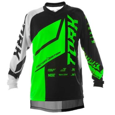 Imagem de Camisa Motocross Trilha - Pro Tork Factory Edition Neon, Verde, G