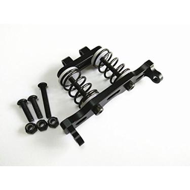 Imagem de CrazyRacer Para peças de atualização 1/10 RC Yeti escala 1/10 amortecedor dianteiro de alumínio - 1 conjunto preto