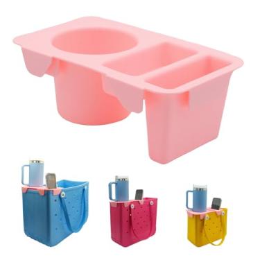 Imagem de Novo acessório de bandeja de topo para bolsa Bogg pequeno, médio grande, adequado para copo Stanley, divisor de suporte de telefone e organizador para bolsa Bogg de todos os tamanhos, bolsas de praia