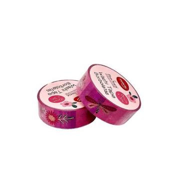 Imagem de Fita Adesiva Washi Tape Borboletas Fina Ideia - Molin