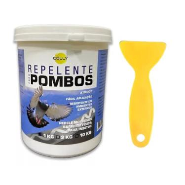 Imagem de Repelente Pombo Morcego Gel 1kg Colly | Morcegos | Inibe Pouso