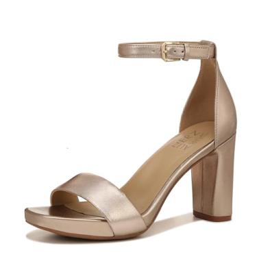 Imagem de Naturalizer Sandália feminina Joy, Couro metálico bronze claro, 8.5