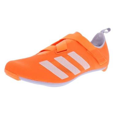 Imagem de adidas Tênis de basquete unissex Harden Vol. 5 Futurenatural, Laranja/branco-laranja, 9.5 Women/8.5 Men