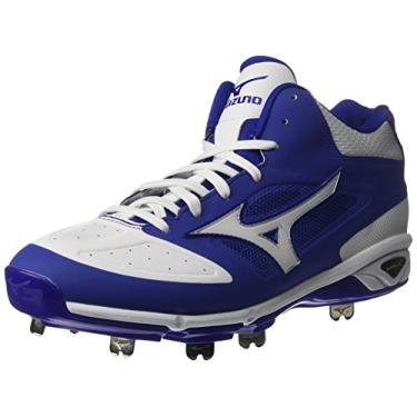 Imagem de Mizuno Tênis masculino Mizuno Dominant cinza médio/branco, Branco royal, 16 D US
