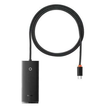 Imagem de Adaptador Hub Baseus Tipo-c + 4 Portas Usb Cabo De 1 Metro