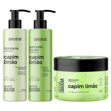 Imagem de Kit Sabonete Liquido + Esfoliante + Hidratante Corpo E Rosto Labotrat 