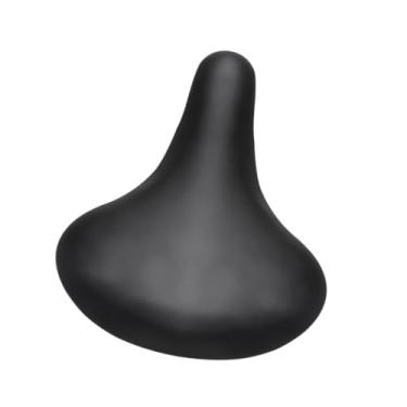 Imagem de UGPLM Acessórios para assento de bicicleta Conforto Ergonômico Fácil de instalar Selim de bicicleta preto Almofada de ciclismo para entusiastas iniciantes