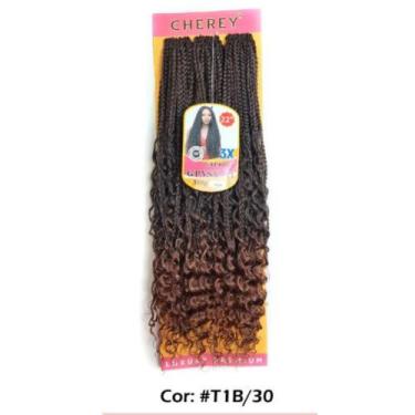 Imagem de Cabelo Sintético Estiloso Gypsy II 3x Cherey 300gramas, #1B/30