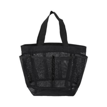 Imagem de Sacola de praia com 8 bolsos, impermeável, leve, dobrável, extragrande
