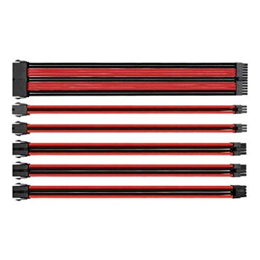Imagem de Cable TT MOD Sleeved CABLE/BLACK&RED/300MM/COMBO PACK AC-033-CN1NAN-A1