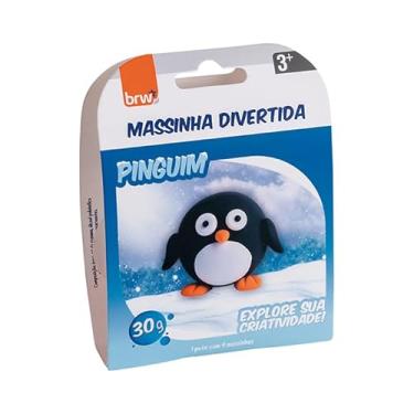 Imagem de BRW Massa de Modelar Divertida 3 Cores 30g Pinguim