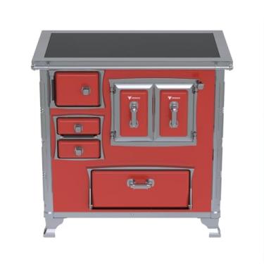 Imagem de Fogao a Lenha GII N 1 Gab Sec Xviii Premium Vermelho SD