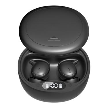 Imagem de ASHATA Fones de Ouvido do Sono Em Fones de Ouvido, de Sem Fio, de Com Ruído de Ajuste de Conforto Com Pontas de Com Silicone Macio, Estação de (Preto)