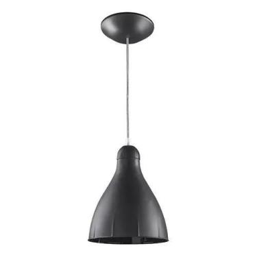 Imagem de Lustre Pendente Colorido Balcão Cozinha Americana - Demi, preto