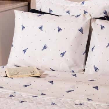 Imagem de Jogo De Lençol Essencial Solteiro 2 Peças 150 Fios Algodão - Nathalia 