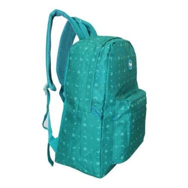 Imagem de Mochila Estrelinhas Feminina Rabisk Costas Preta Cores Grand