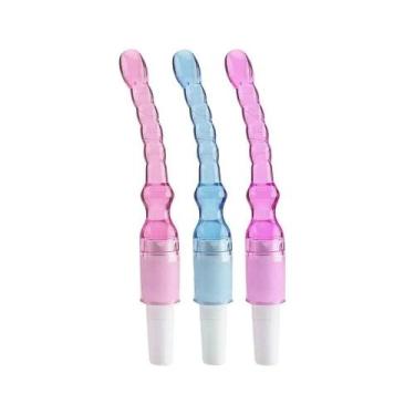 Imagem de Vibrador Feminino Masculino Estimulador Anal Bastão Escalonado em Jell