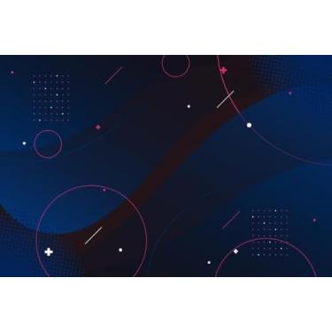 Imagem de Quadro Decorativo com Estampa Abstract Elegant Gradient 40 x 40 Papel 1 unidade