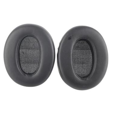 Imagem de Estink Almofadas de Ouvido Substituição Espuma Viscoelástica Couro de Proteína Macio para Fones de Ouvido WH XB910N Com Isolamento de Ruído Ajuste Confortável (BLACK)