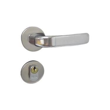 Imagem de Fechadura Stilo Roseta Cromada para Porta Externa - Mgm, Tamanho: Exte