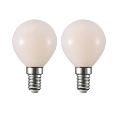 Imagem de Lâmpada LED G14 2,5 W (equivalente a 25 W) Base E12 120 V G45 Lâmpadas pequenas globo noturno para ventilador de teto, luminária de mesa, lâmpada de cabeceira, aparelhos de iluminação de lustre