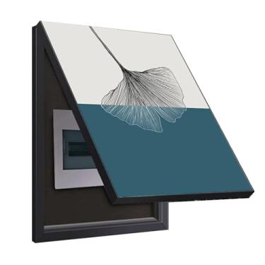 Imagem de Medidor Caixa Pintura Decorativa Moldura Preta Medidor Caixa Capa Pendurada Pintura Adequada Para Sala De Jantar Sala De Estar Quarto, C, 60x80cm