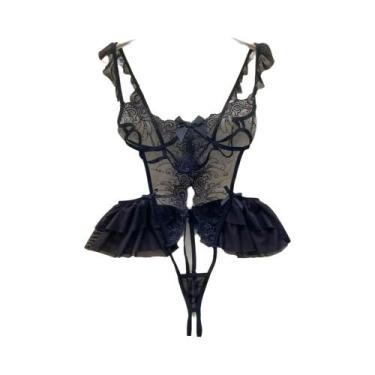 Imagem de Conjunto De Top Cropped Sem Mangas Com Babados Rosa E Saia Mini Em 2 P